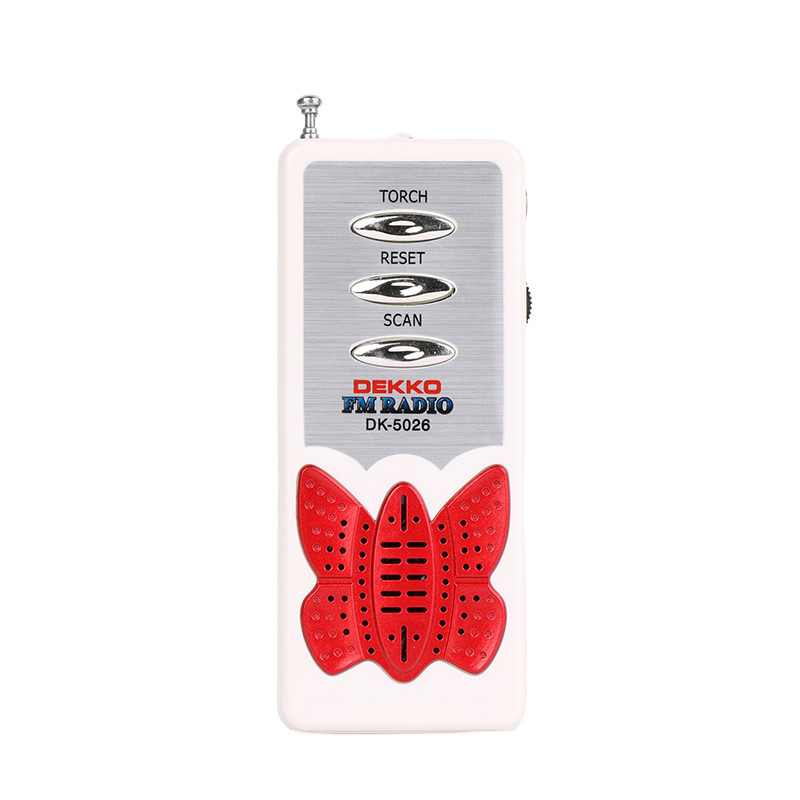 OEM Pocket FM Speaker Radio 80g 22mm Mini Outdoor Wireless AA Battery Powered
