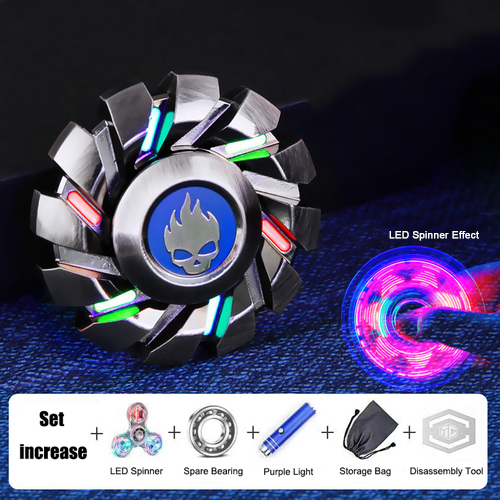 Fidget Spinners Gifts for Adults Kids Stress Anxiety Relief Metal Finger Hand Toy