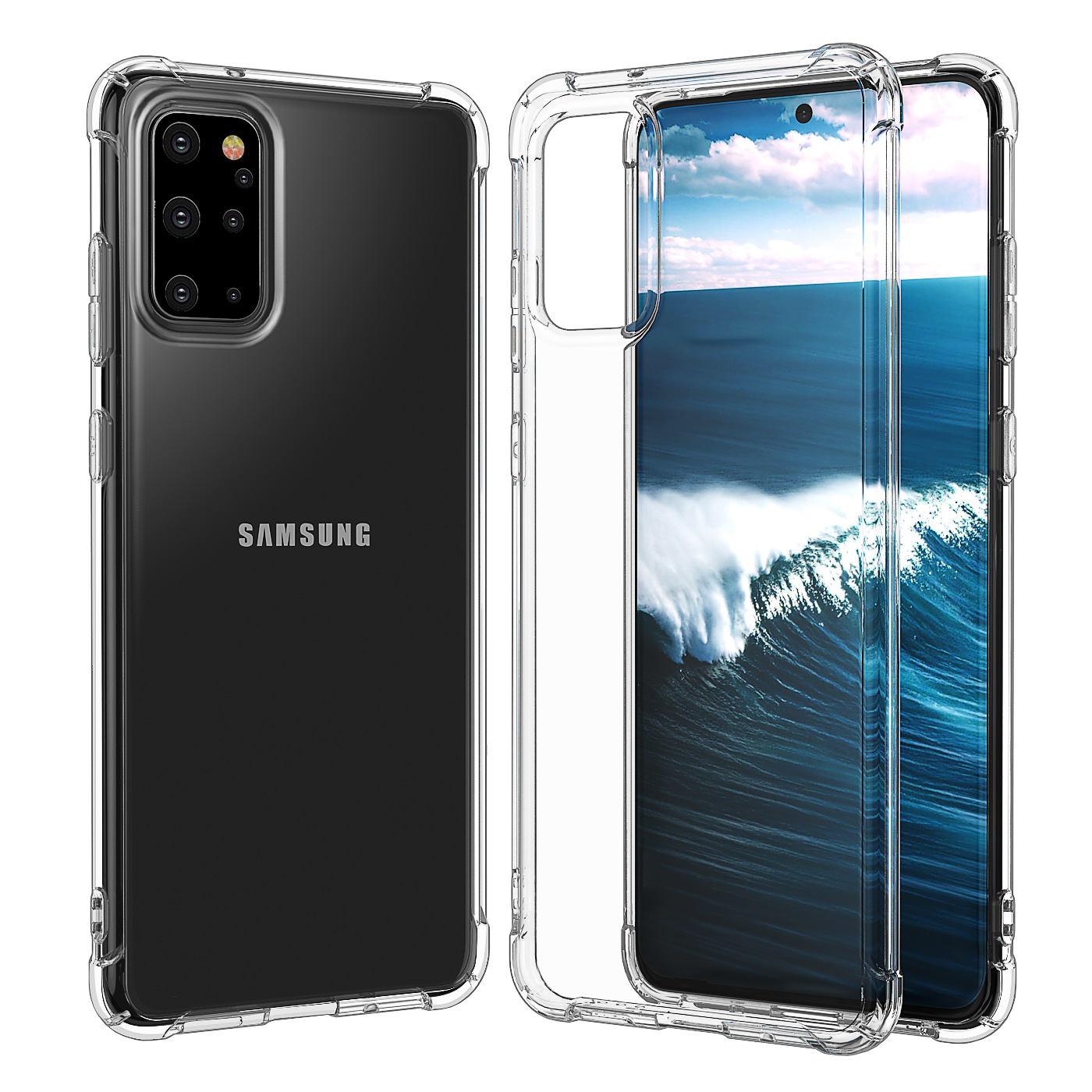 Custom Clear TPU Phone Case For Samsung Galaxy S20 Ultra 100% Test And Transparent Design