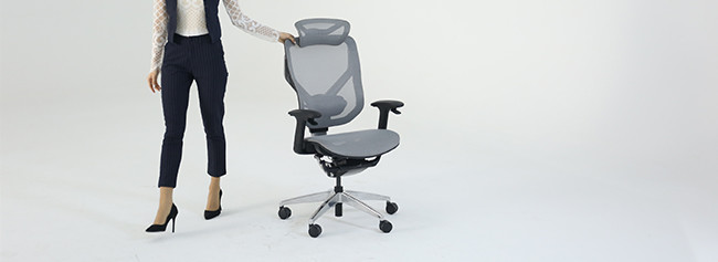 Grey Mesh Multi-Function Home Office Computer Chairs Lumbar Support Chairs