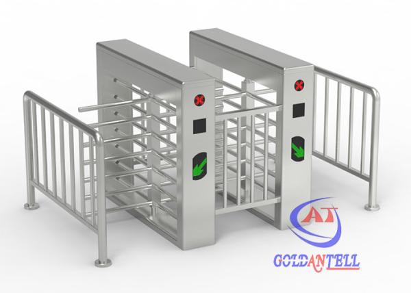 Quality SS316 RS485 Biometric Pedestrian Turnstile Gate For Airport for sale