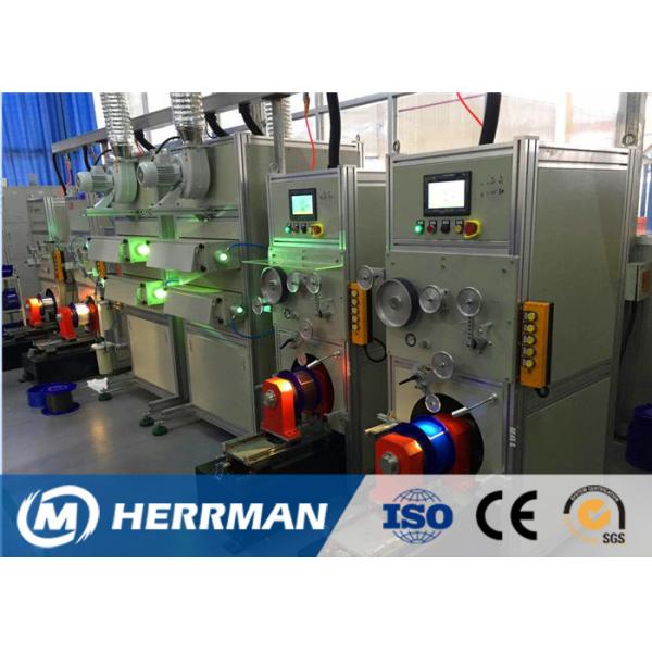 Coloring And Rewinding Machine Fiber Optic Cable Production Line Optical Fiber Cable