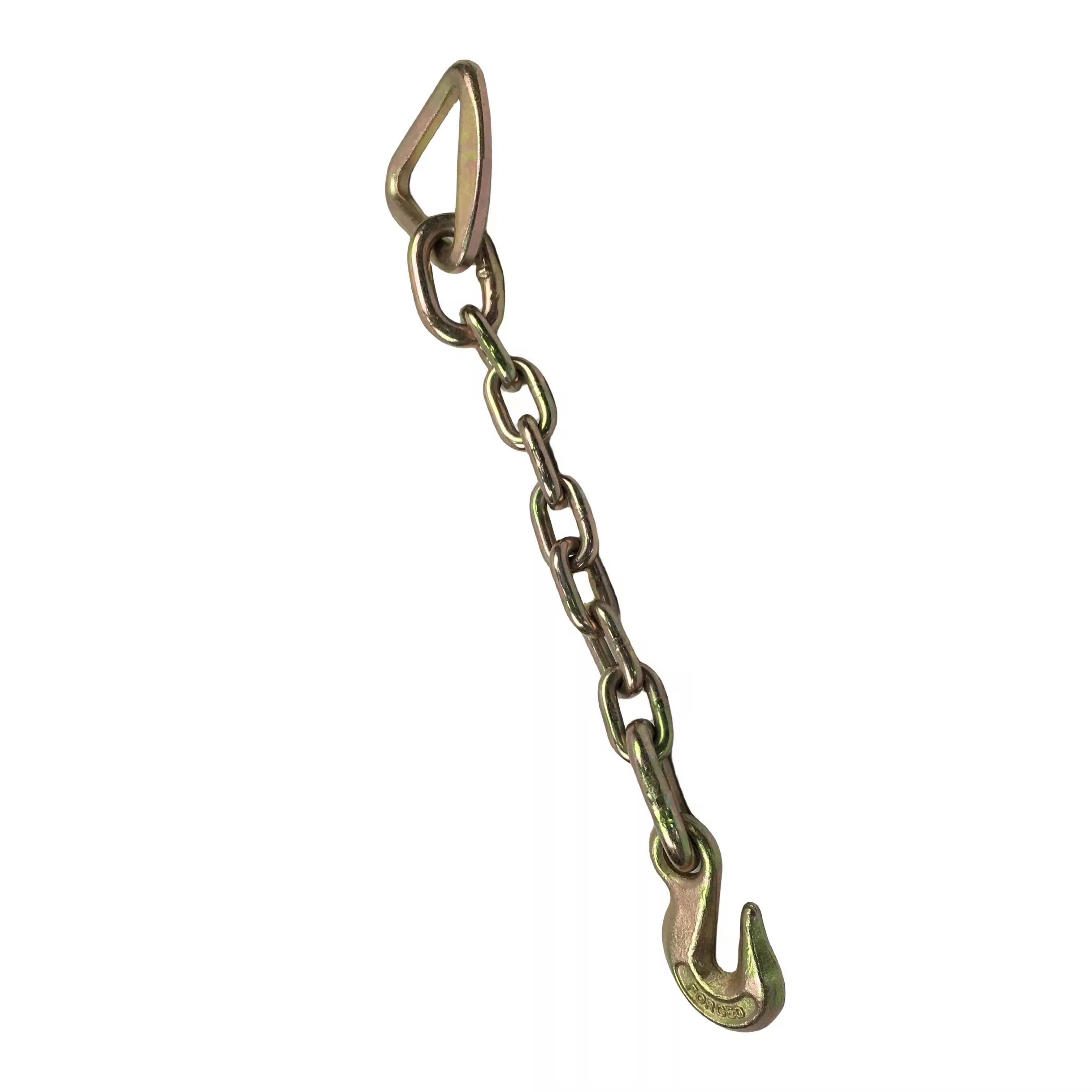 Blacken Finished G70 Galvanized Link Chain 8mm Diameter For Cargo Control Customized