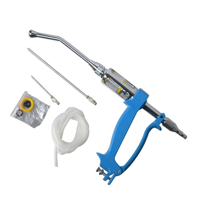 ISO9001 Automatic Injector Syringe Cow 10ml Solid Brass