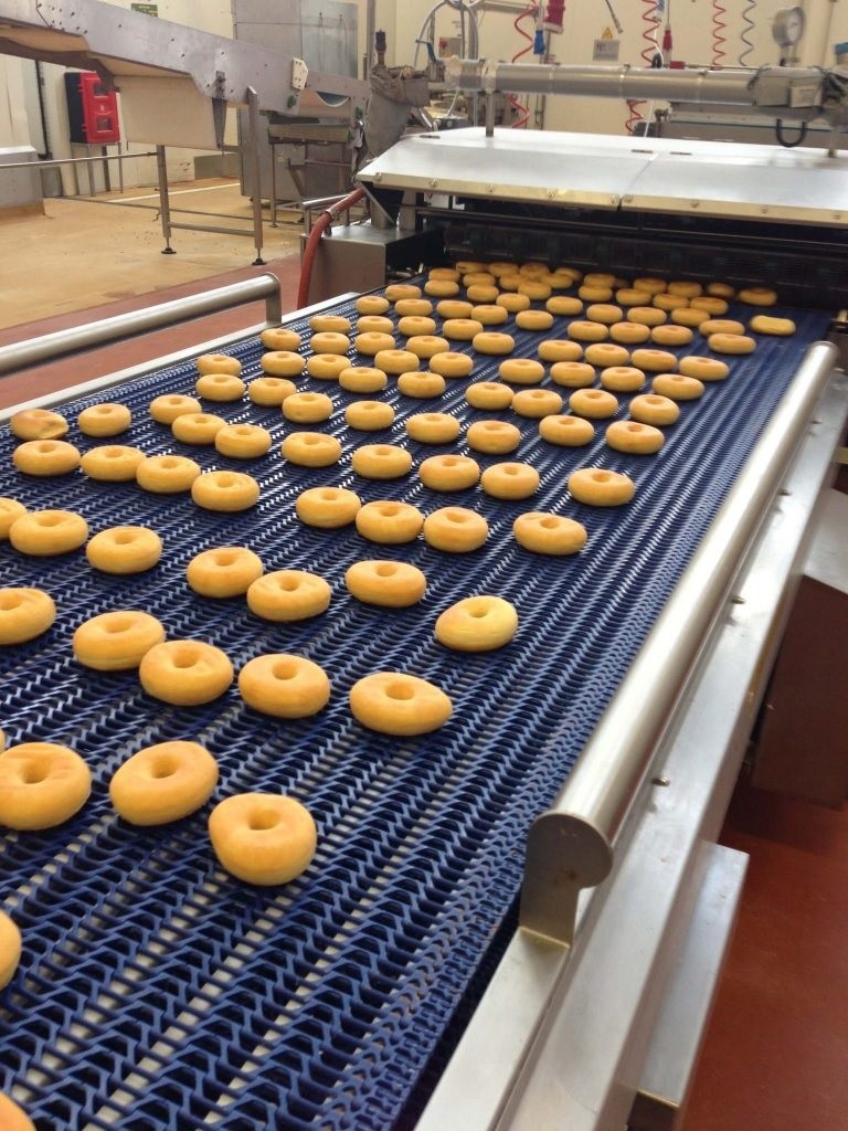 POM Modular Plastic Chain Conveyor Belt 380V Heat Resistant