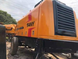 China Electric Used Concrete Trailer Pump Sany HBT6013 90KW Rated Power wholesale