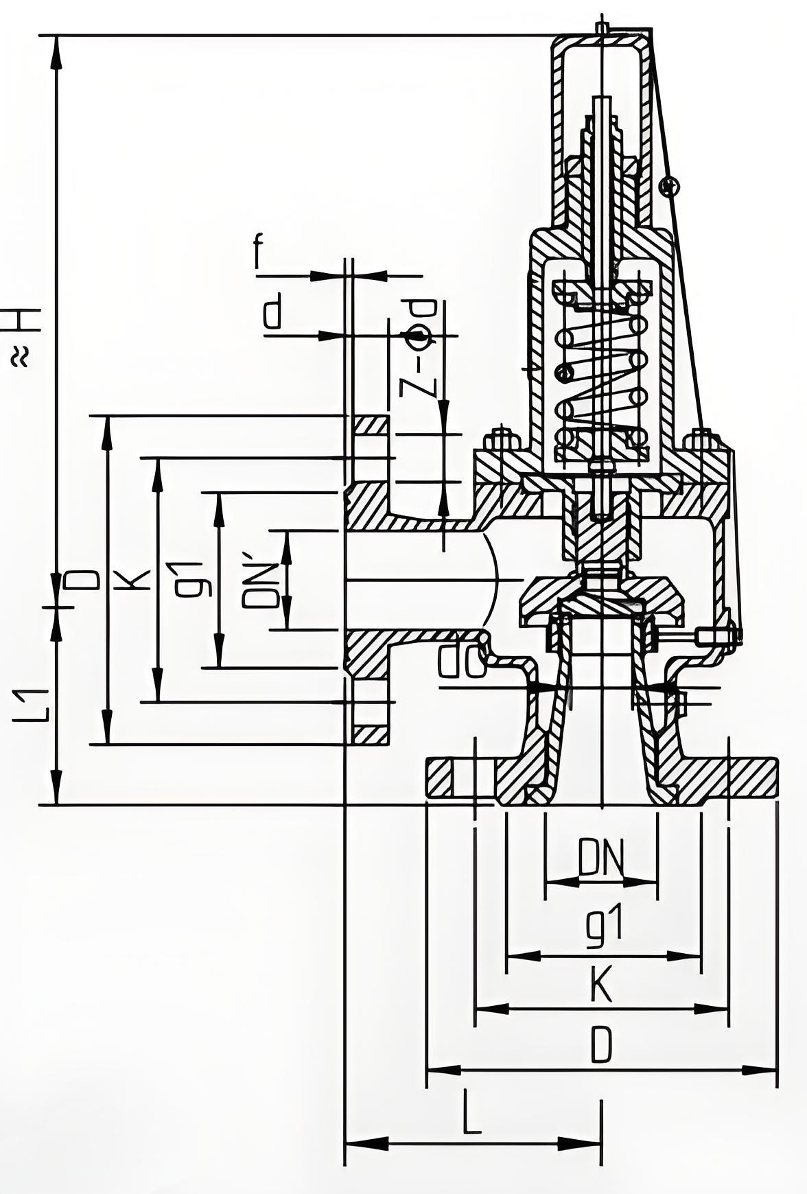 Iron Pneumatic Solenoid Safety Valve 35bar Pressure