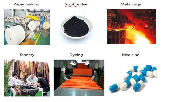 1500 ppm Sodium Sulfide Na2S 60% For Reducing Agent / Tannery CAS 1313-82-2