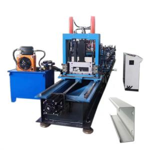 China Adjustment Size 80-300mm C Channel Forming Machine For Steel Structure wholesale