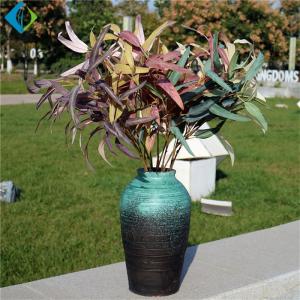 China Silk Fake Eucalyptus Plant , 90cm Height Artificial Eucalyptus Leaves wholesale