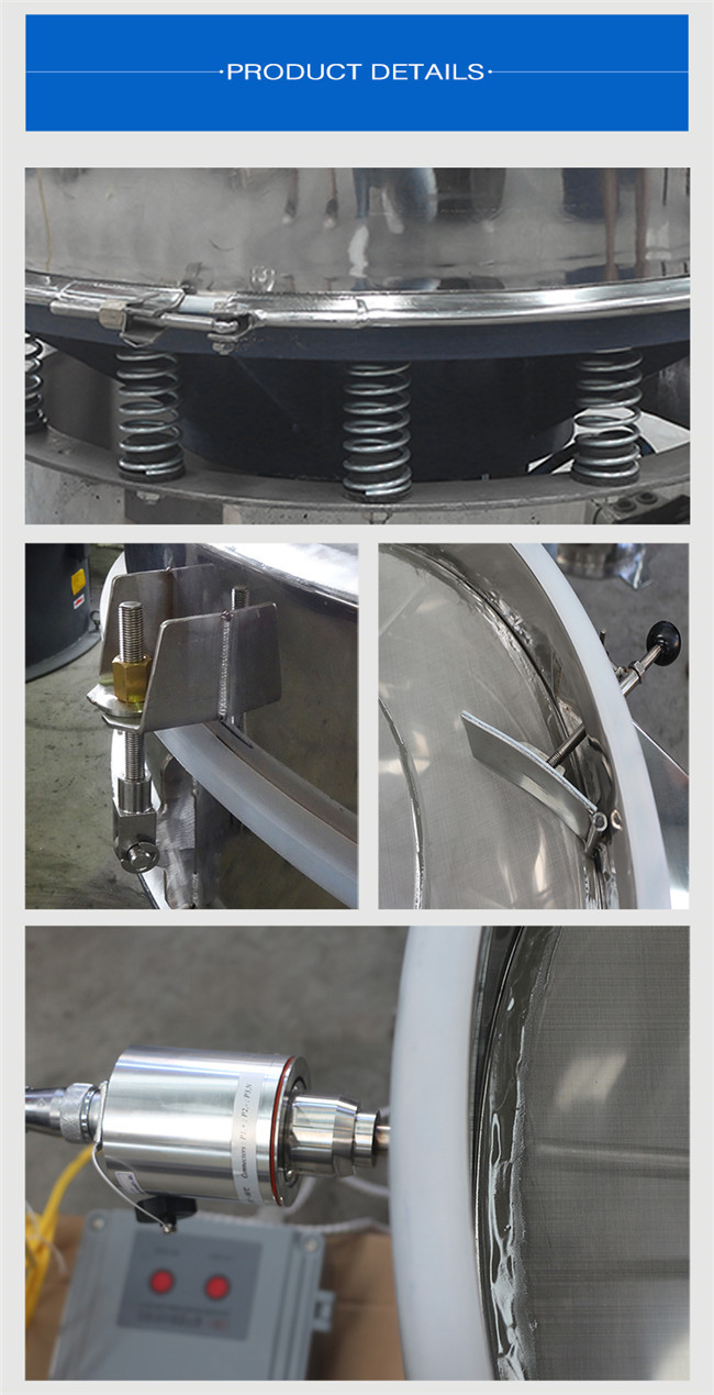 Multi Layer Ultrasonic Vibrating Screen Self Cleaning For Micro Powder