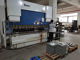 Laser Cutting Punching Bending Welding Black Powder Coating 3d Printer Equipment Shell Sheet Metal Welding Parts