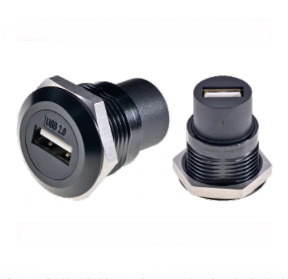 USB 2.0 Zinc Alloy Round Data Connector for Dustproof Audio Data Transfer Solution