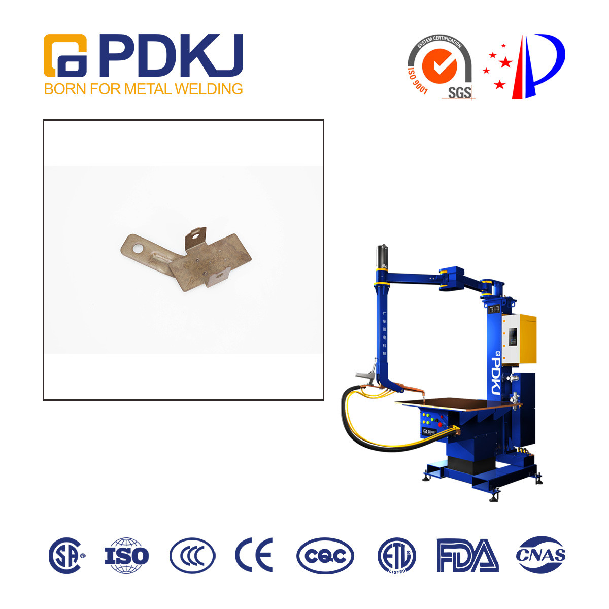 PDKJ CNC Table Spot Welding Machine Projection Mash Welder