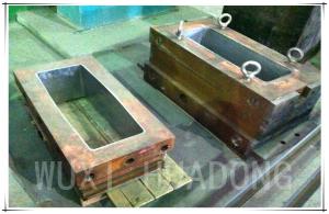 China Permanent Casting Machine Parts , 200kg Strip Graphite Casting Mold wholesale