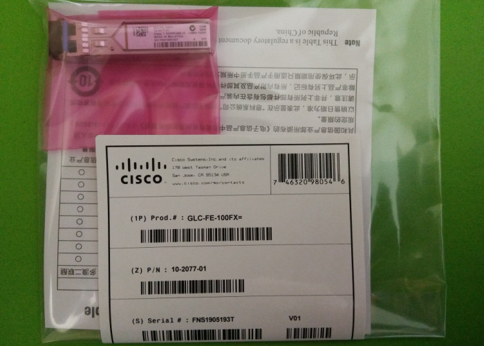 100M Multimode Optical Fiber Module GLC-FE-100FX 1.25G 3.3V Power Supply