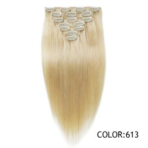 China #613 Blonde 100 Wavy Human Hair Extensions 100 Real Human Hair wholesale