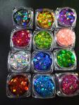 Holographic Chunky Shape Cosmetic Glitter Bulk 56 Colors for Nail Beauty