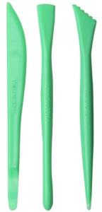China Green Plastic Painting Knives Acrylic Paint Accessories Art Kits For Adults OEM Avaliable wholesale