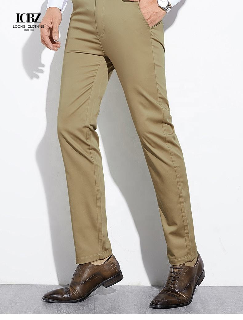 Nonwoven Weaving Method End Men's Trousers Spring Autumn Youth Straight Cotton Pants