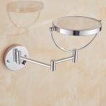 Bathroom accessories Metal Wall Telescopic Double Side Mirror makeup double