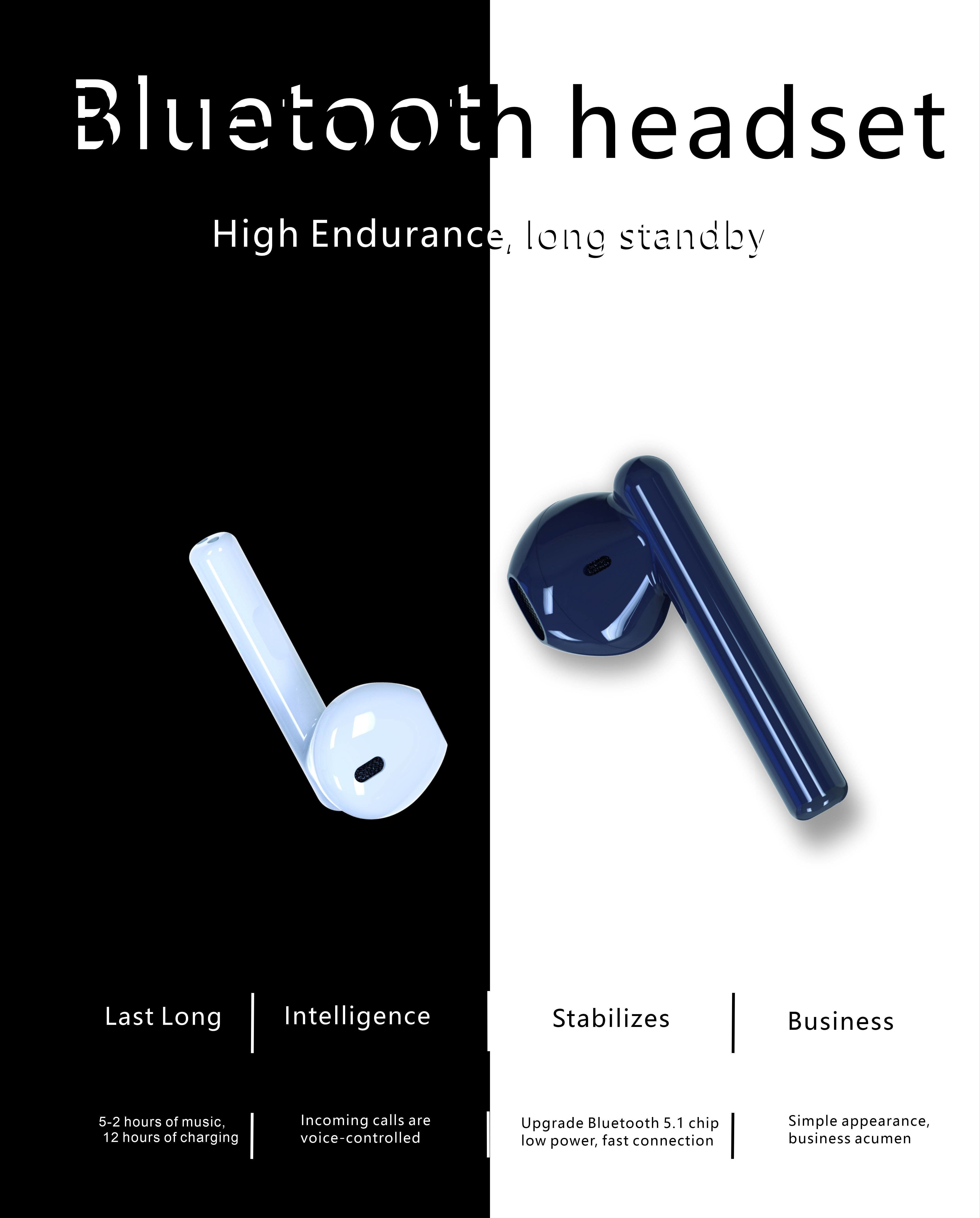 Lightweight Wireless Earbuds For Iphone Auto Pairing 15M Working Range