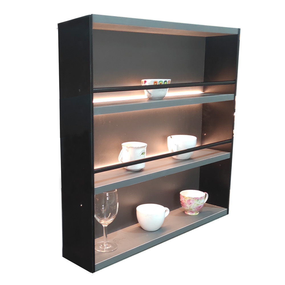 Custom Modern Kitchen Modular Open Shelf Unit For Home Kitchen Furniture