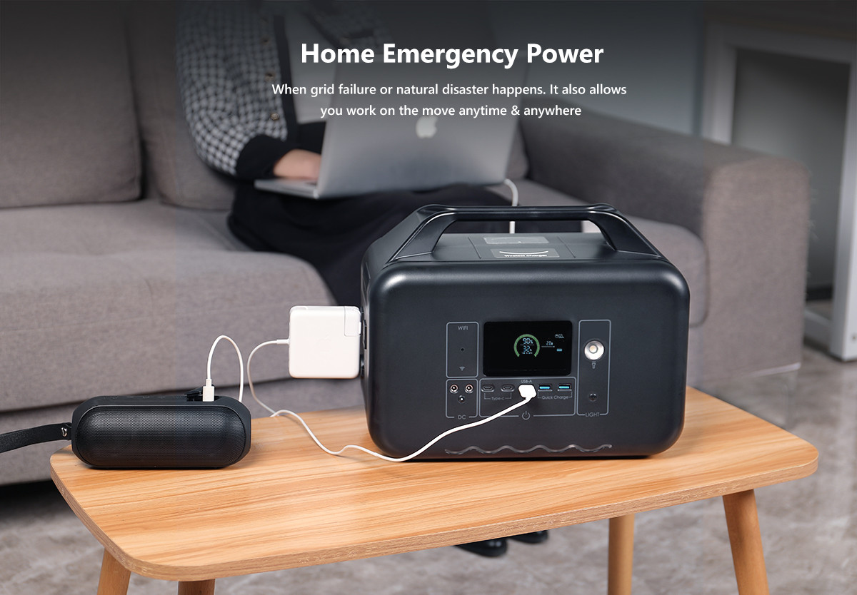 110V 220V Portable Power Station Solar Power Bank Charging 2000W Power Station