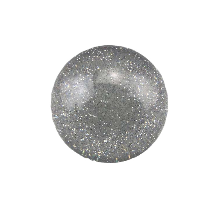 Colorful acrylic ball with glitter powder clear crystal Customized 76mm balls acrylic decorative resin ball