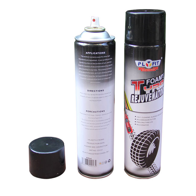 Protective Renew Car Care Products Shine Tire Foam Cleaner Spray Products 650ml