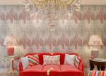 Waterproof Retro Vintage Washable Vinyl Wallpaper For TV Background