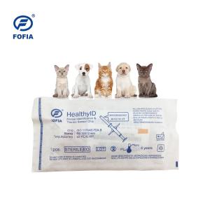 China 134.2kHz FOFIA Dog Temperature Tag ISO Microchip With Temperature Detecting Tech on sale