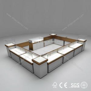 China Luxury Modern Glass Portable Jewelry Display Showcase wholesale