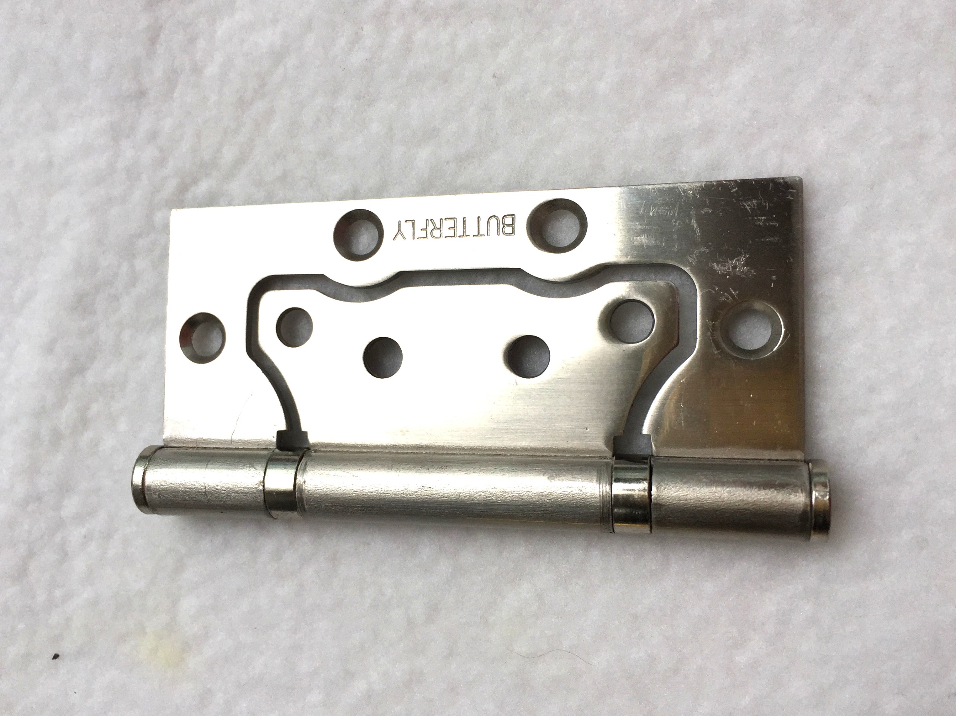 Long Life Brass GP Color Steel Flush Hinge For Furniture Door Using