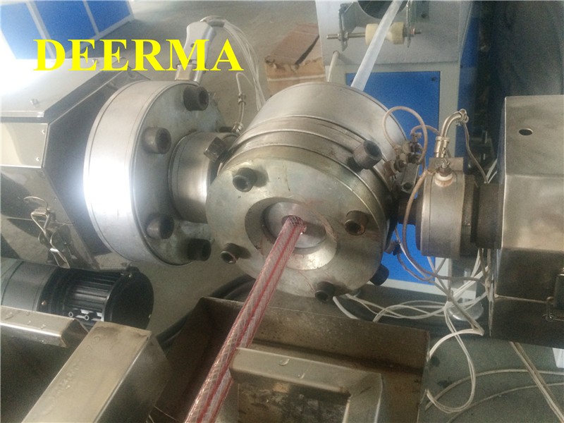 15kw Plastic Extrusion Machine 12mm - 50mm Garden Pipe Manufacturing Machine 38CrMoALA Screw