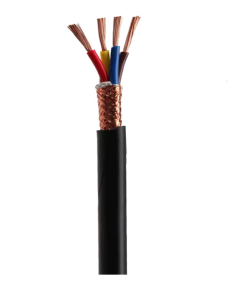 450/750V Copper Conductor Control Cable PVC Insulation PVC Sheath Braided Shielded Cable