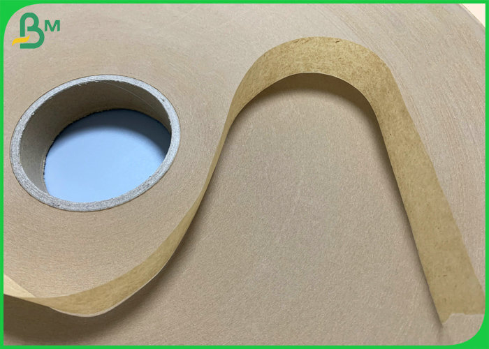 28g Brown Kraft Straw Wrapping Paper 27mm Eco - friendly 