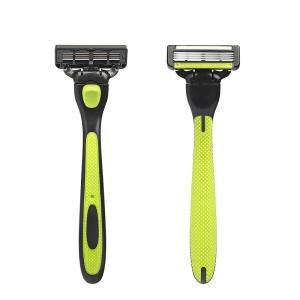 China Wholesale Custom Logo New Four Blade Open Back Disposable Safety Razor for Men wholesale