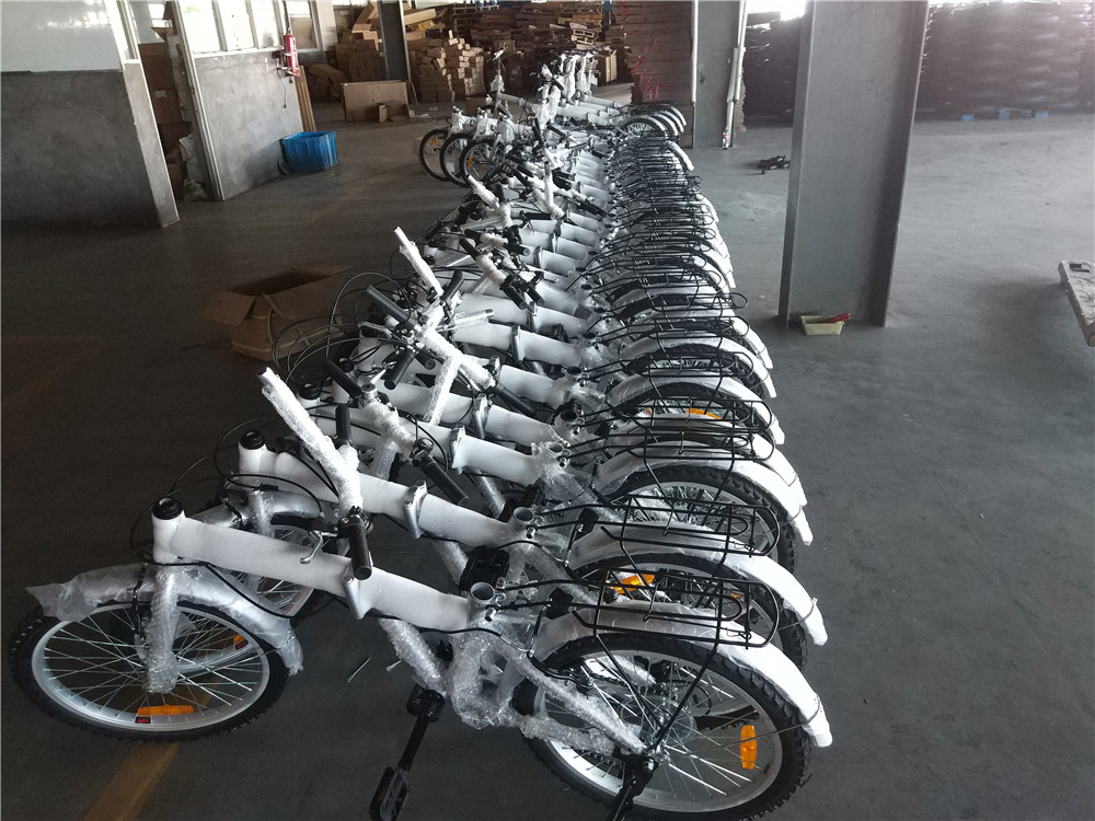 Folding Bicycle 20 Inch 7 Gear 6 Speed Hi Ten Steel Frame Aluminum Alloy Shimano Folding Bike 13KG