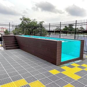 China Outdoor Spa Pool Easy Install Fiberglass Swimming Pool with Air Pump Accessories wholesale