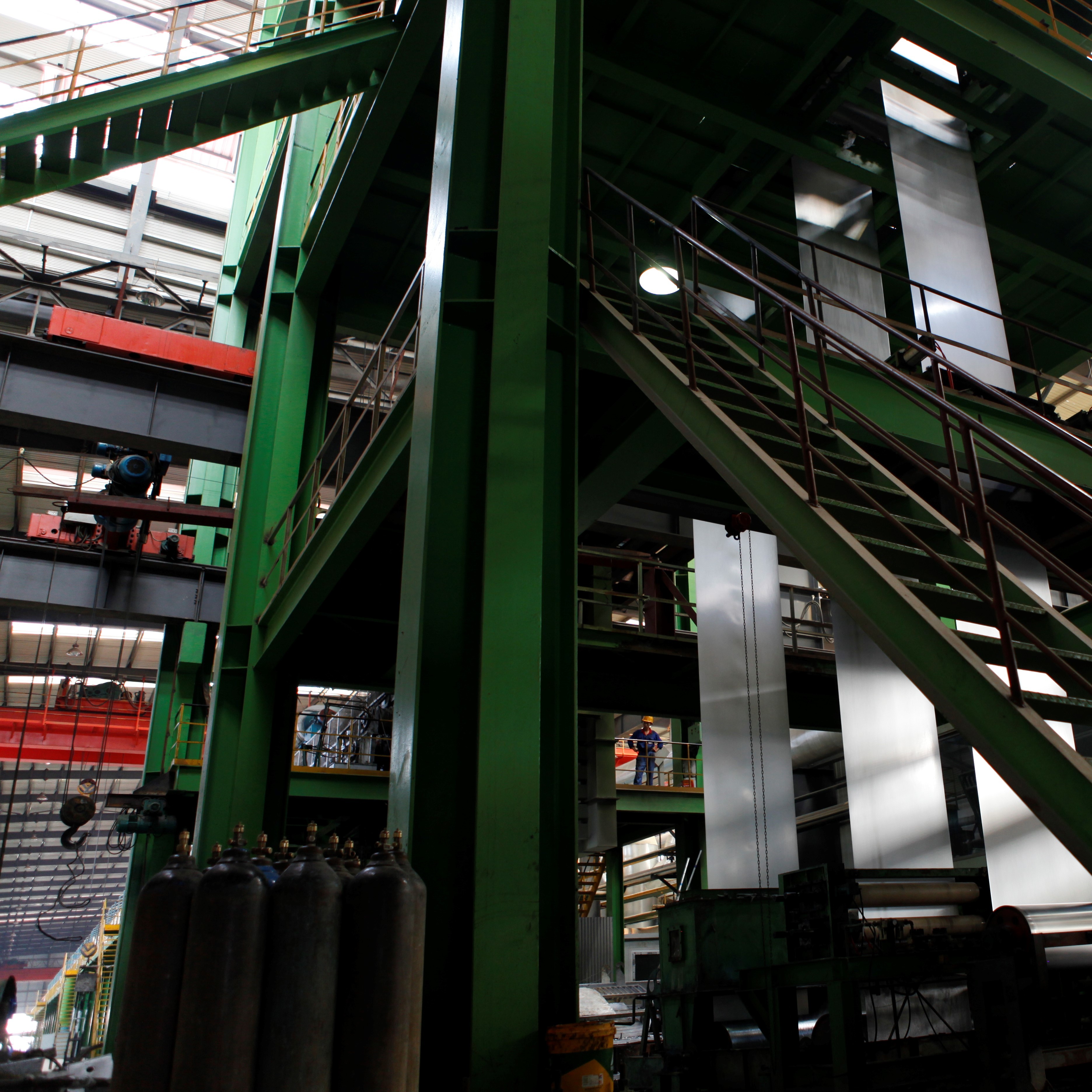 Hot Dip Galvanizing Process Line Galvanized Plant 1.5-3.0mm 500mm 120000TPY