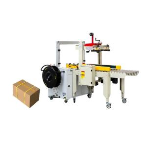China Automatic Electric Carton Folding Sealing Strapping Machine For Packaging wholesale