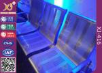 Powder Coated Steel Beam PU Cushion Waiting Lounge Chairs For Station