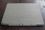Plain gray pvc top with NBR foam kitchen stand mat