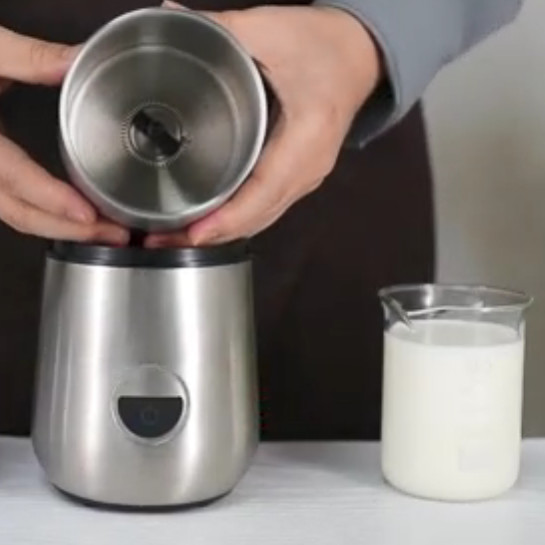 2 In 1 Custom Coffee Grinder And Milk Frother 2 In 1 Semi Automatic Cold Milk