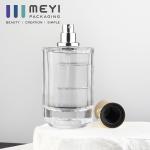 White Perfume Spray Bottle 100ml 0.075ml Cylinder Round