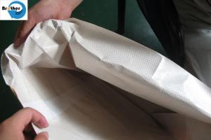 China 25kg 50kg Logo Printing 2 Ply Kraft Paper Laminated PP Woven Valve Cement Bag wholesale