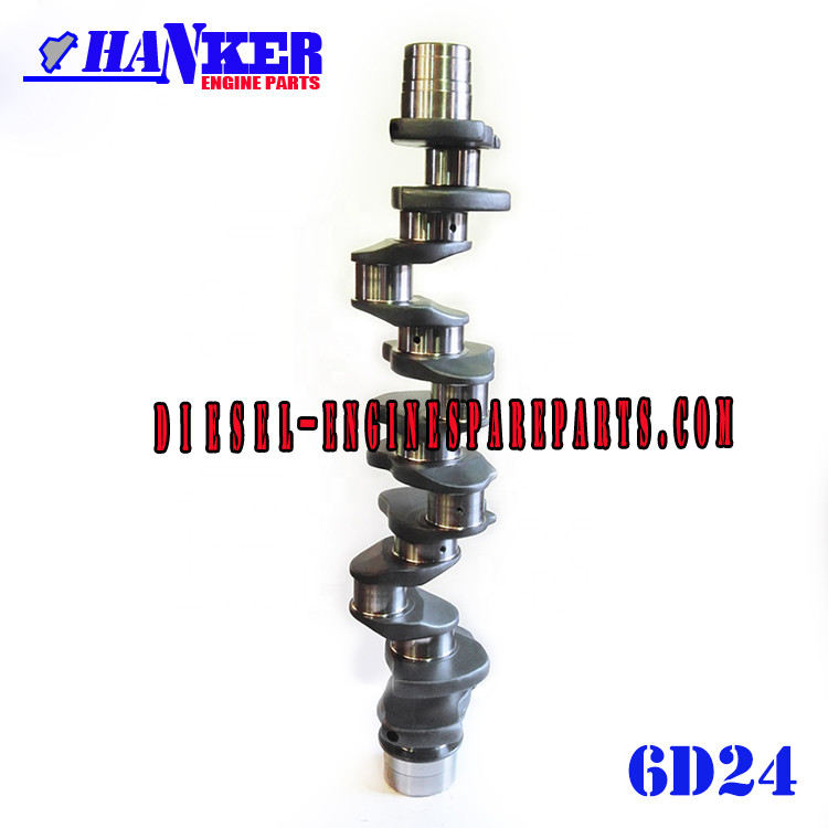 6D17 6D24 Diesel Engine Crankshaft 114kgs For Excavator