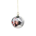 Blank High Transparent Plastic Sublimation Christmas Snowflake Ball Ornaments