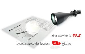 China SECOZOOM ED Lens Long Range Glass Etched Matte SF Riflescope 4-50X75 W/ 21mm Mount Rings wholesale